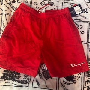 Champion Medium Scarlet Shorts Never Worn